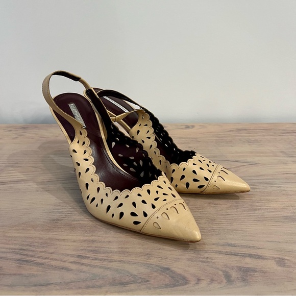 BCBGeneration Talyn Slingback Heels, Warm Sand - Picture 14 of 14